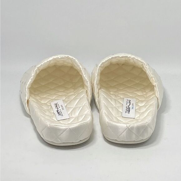 Jimmy Choo Crystal Embellished Satin Slippers size 39 - Picture 6 of 11
